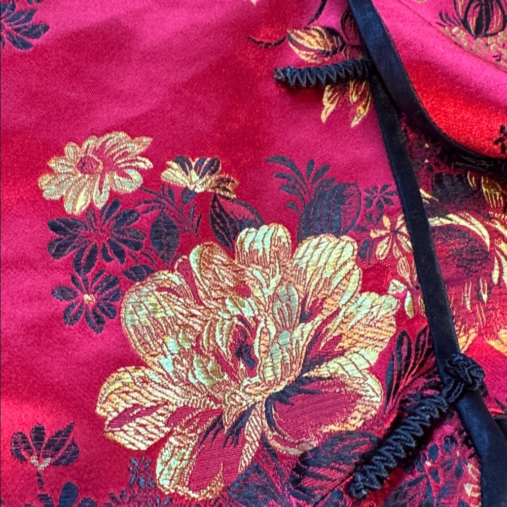 Robbie Bee Red Kimono Shirt - Picture 9 of 10